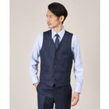 ダークネイビー(094) | 【3ピース対応】シャイニーシャークピンヘッド ベスト | TAKEO KIKUCHI