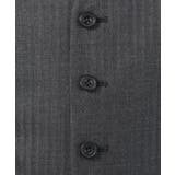 【Sサイズ～】シャイニーヘリンボンストライプ ベスト | TAKEO KIKUCHI | 詳細画像10 