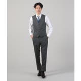 【Sサイズ～】シャイニーヘリンボンストライプ ベスト | TAKEO KIKUCHI | 詳細画像23 