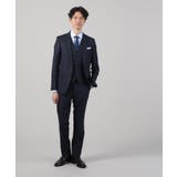 【Sサイズ～】シャイニーヘリンボンストライプ ベスト | TAKEO KIKUCHI | 詳細画像41 