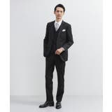 ブラック(019) | 【冠婚葬祭】無地 サージスーツ/3ピース対応可 | TAKEO KIKUCHI