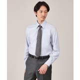 ライトグレー(011) | ドビーストライプ ビジネス シャツ | TAKEO KIKUCHI