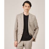 ベージュ(052) | 【抗菌防臭】COOL DOTS（R）ドビープリント ジャケット | TAKEO KIKUCHI