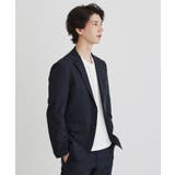 ブルー・グレンチェック(293) | 【抗菌防臭】COOL DOTS（R）ドビープリント ジャケット | TAKEO KIKUCHI