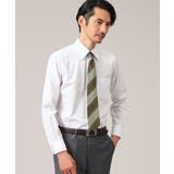 ホワイト(001) | 【ベーシック】100双 ブロード レギュラーカラー シャツ | TAKEO KIKUCHI