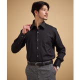 ブラック(019) | 【ベーシック】100双 ブロード レギュラーカラー シャツ | TAKEO KIKUCHI