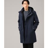 ネイビー(093) | 【3WAY】ジャカードヘリンボン ダウンライナーブルゾン | TAKEO KIKUCHI