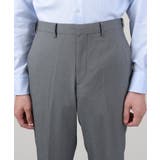 【ONOFF/セットアップ対応】メランジ シャークスキン ストレッチ パンツ | TAKEO KIKUCHI | 詳細画像5 