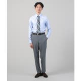 【ONOFF/セットアップ対応】メランジ シャークスキン ストレッチ パンツ | TAKEO KIKUCHI | 詳細画像10 