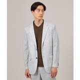 グレー(012) | 【尾州織】リネンブレンド メッシュ ジャケット | TAKEO KIKUCHI