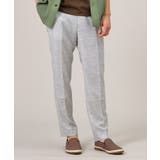 グレー(012) | 【尾州織】リネンブレンド メッシュパンツ | TAKEO KIKUCHI