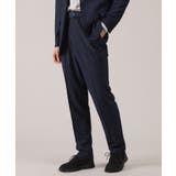 ネイビー(094) | 【抗菌防臭】尾州 リネンブレンド ハニカムメッシュ パンツ | TAKEO KIKUCHI