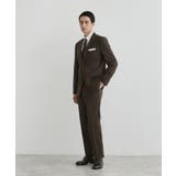 ブラウン(043) | 【Begin12月号掲載】コーデュラ（R）トロピカル ストレッチ スーツ | TAKEO KIKUCHI