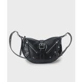 ブラック(019) | 【FANCYシリーズ】スタッズクレセントショルダーバッグ | tk.TAKEO KIKUCHI