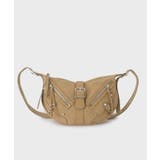 ベージュ(152) | 【FANCYシリーズ】スタッズクレセントショルダーバッグ | tk.TAKEO KIKUCHI