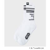 ホワイト(001) | 【STAR WARS】Capsule Collection ラインソックス | tk.TAKEO KIKUCHI