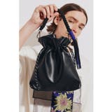 ブラック(019) | ADAMPATEK 別注 アソート巾着ショルダーバッグ | tk.TAKEO KIKUCHI