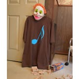 ブラウン(043) | 音符グラフィックTシャツ | ALL NEW MART