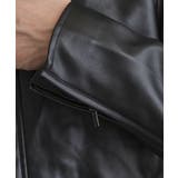 シングルレザー調ブルゾン | tk.TAKEO KIKUCHI | 詳細画像18 