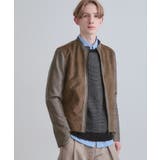 シングルレザー調ブルゾン | tk.TAKEO KIKUCHI | 詳細画像9 