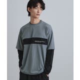 ブルーグリーン(097) | フェイクレイヤードカットソー | tk.TAKEO KIKUCHI