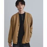 マスタード(033) | ニットライクジャカードカーディガン | tk.TAKEO KIKUCHI