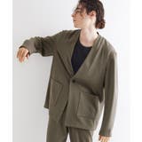 【セットアップ対応】ポリツイルノーカラージャケット | tk.TAKEO KIKUCHI | 詳細画像1 