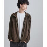 ブラウン(043) | ジャカードジップパーカー | tk.TAKEO KIKUCHI