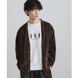 ブラウン(043) | モールニットソーVカーディガン | tk.TAKEO KIKUCHI