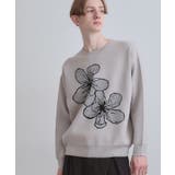 ライトグレー(011) | フラワーニットプルオーバー | tk.TAKEO KIKUCHI