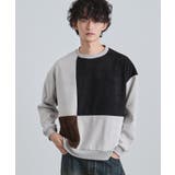 ライトグレー(511) | ダブルフェイス切り替えプルオーバー | tk.TAKEO KIKUCHI