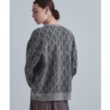 ブークレラメダイヤ柄ニット | tk.TAKEO KIKUCHI | 詳細画像1 