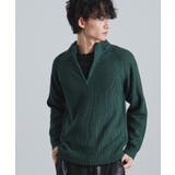 片畦ハーフジップニット | tk.TAKEO KIKUCHI | 詳細画像5 