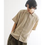 ベージュ(052) | 【セットアップ対応】テックキャンバスシャツ | tk.TAKEO KIKUCHI