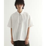 エンブロハーフジップシャツ | tk.TAKEO KIKUCHI | 詳細画像1 