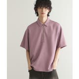 トープ(054) | エンブロハーフジップシャツ | tk.TAKEO KIKUCHI