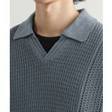 リネンライクニットポロシャツ | tk.TAKEO KIKUCHI | 詳細画像16 