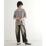 リネンライクニットポロシャツ | tk.TAKEO KIKUCHI | 詳細画像3 