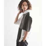 5分袖キリカエポンチフーディ | tk.TAKEO KIKUCHI | 詳細画像1 