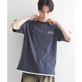 マイクロボーダーフェイクTシャツ | tk.TAKEO KIKUCHI | 詳細画像5 