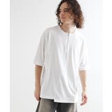 ウェーブ切替ジップTシャツ | tk.TAKEO KIKUCHI | 詳細画像1 