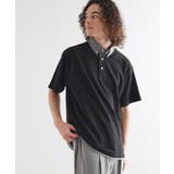 ブラック(019) | レイヤード鹿の子ポロシャツ | tk.TAKEO KIKUCHI