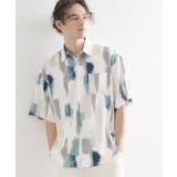 梨地ボカシプリントシャツ | tk.TAKEO KIKUCHI | 詳細画像1 