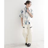 梨地ボカシプリントシャツ | tk.TAKEO KIKUCHI | 詳細画像2 