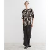 アブストラクトドルマンカットソー | tk.TAKEO KIKUCHI | 詳細画像11 