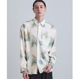 スモークブラープリントシャツ | tk.TAKEO KIKUCHI | 詳細画像1 