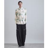 スモークブラープリントシャツ | tk.TAKEO KIKUCHI | 詳細画像2 