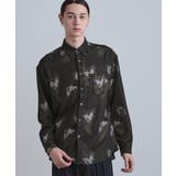 スモークブラープリントシャツ | tk.TAKEO KIKUCHI | 詳細画像5 