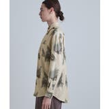 スモークブラープリントシャツ | tk.TAKEO KIKUCHI | 詳細画像14 