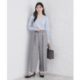 《美人百花掲載》ヴィンテージツイードタックワイドパンツ【洗濯機洗い可/防シワ】 | index | 詳細画像7